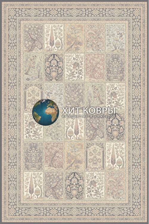 Польский ковер Isfahan Timor Серый
